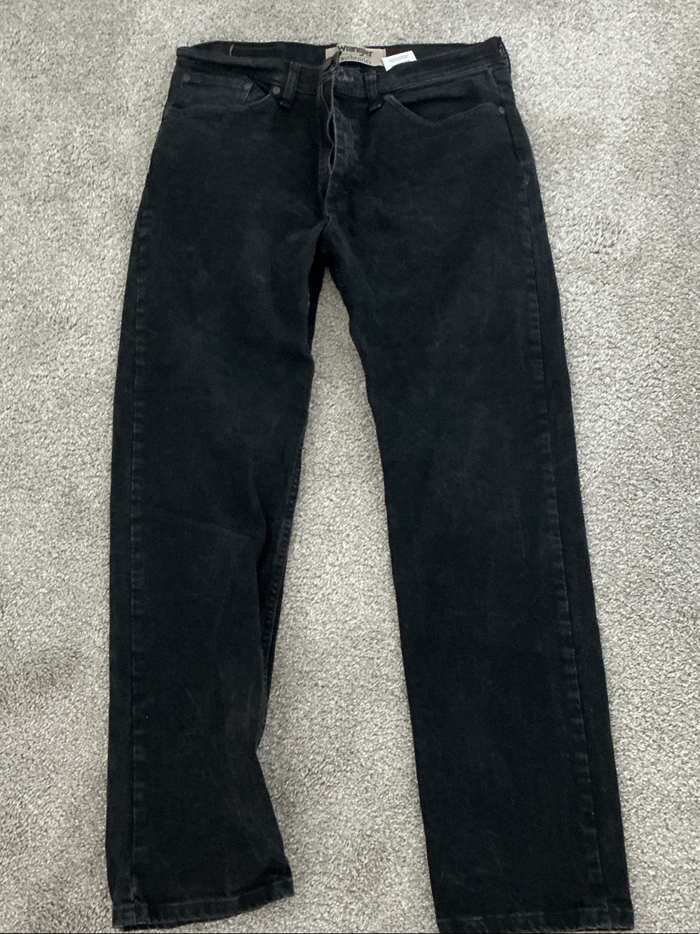 Wrangler Black Jeans Straight Leg